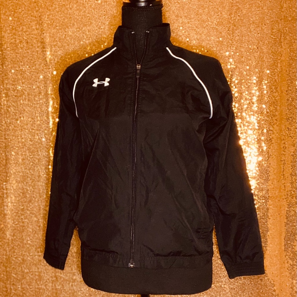 *SOLD* Under armor windbreaker track jacket